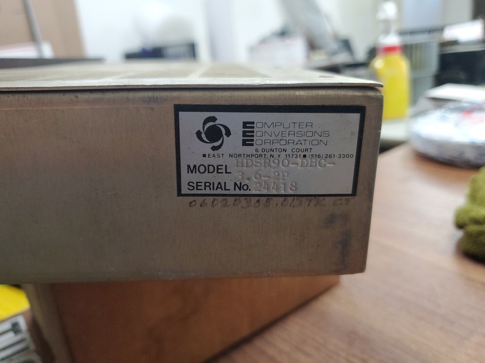 COMPUTER CONVERSIONS CORPORATION HDSR90-DBC-3.6-2P (VR5)