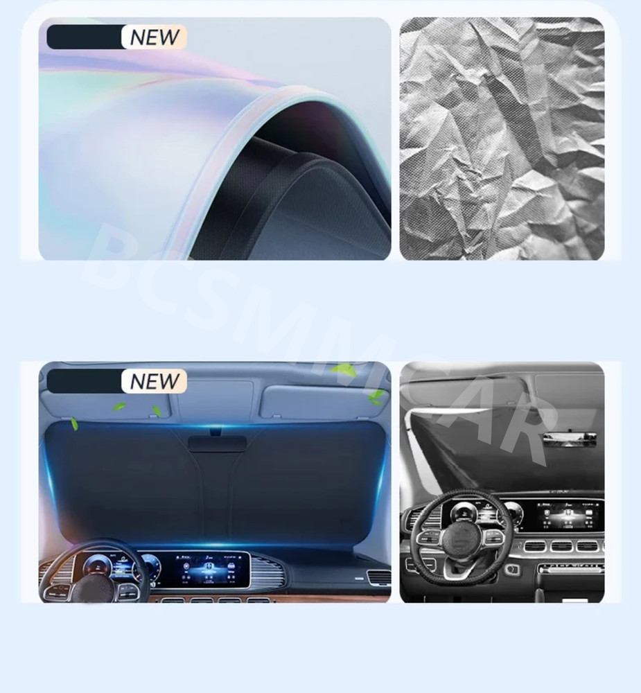 Foldable Car Windshield Sun Shade Shield Cover Summer Sun Visor UV Protector
