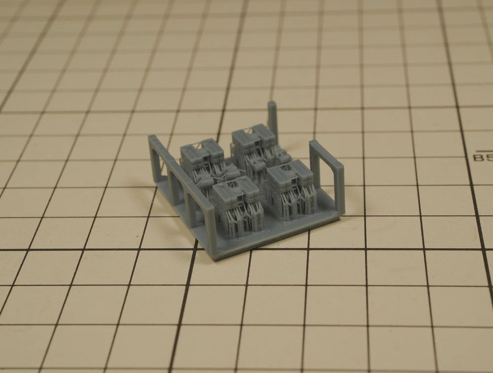 EV Model 3D Printing 1/700 Mk95 Mission Launching System Mk95 Illuminator