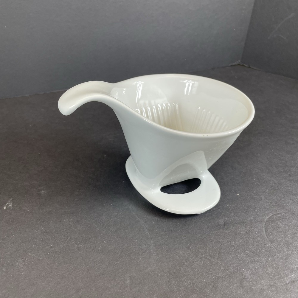 Zero BEE HOUSE Japan White Ceramic Coffee Dripper Drip Cone Brewer