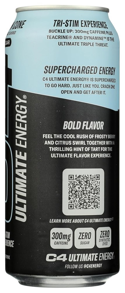 C4 Ultimate Energy Arctic Snow Cone