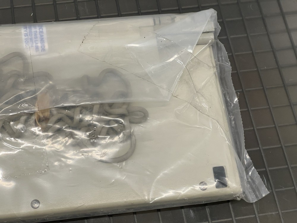 Hewlett Packard HP C1405B Computer Keyboard Red text PS2