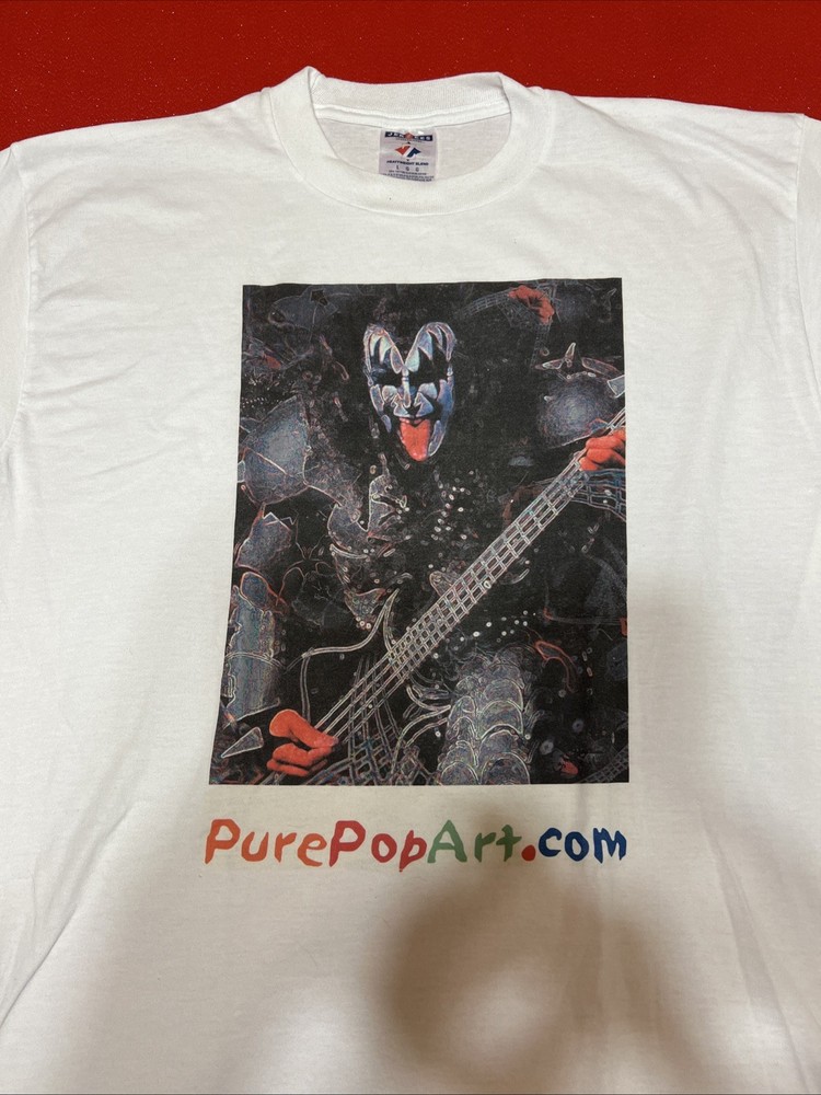 Gene Simmons KISS Rock Band T Shirt Size Large Purepopart.com