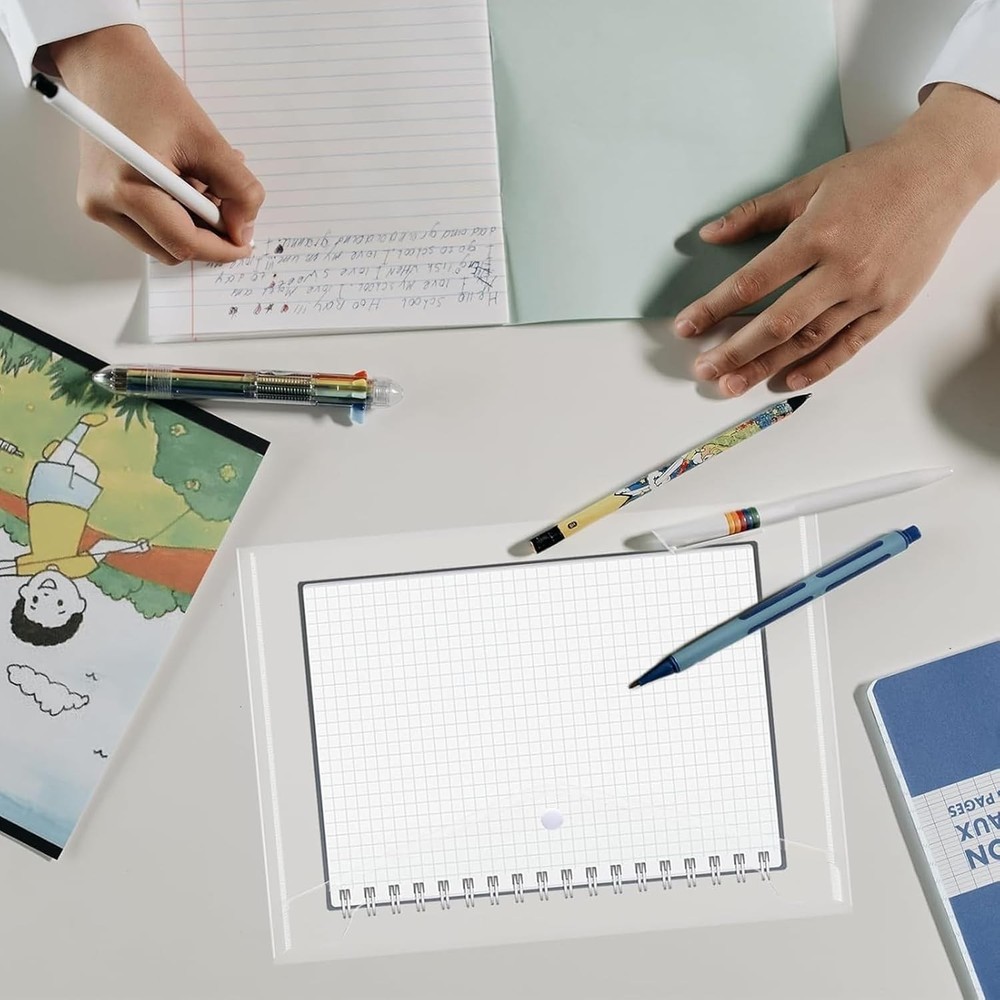 100 Pack Plastic Envelopes A4 Letter Size Plastic Envelope Clear Document Fol...