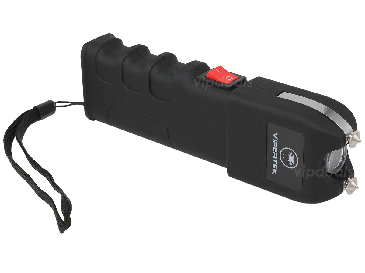 VIPERTEK Stun Gun VTS-989 - 700BV Heavy Duty Rechargeable LED Flashlight