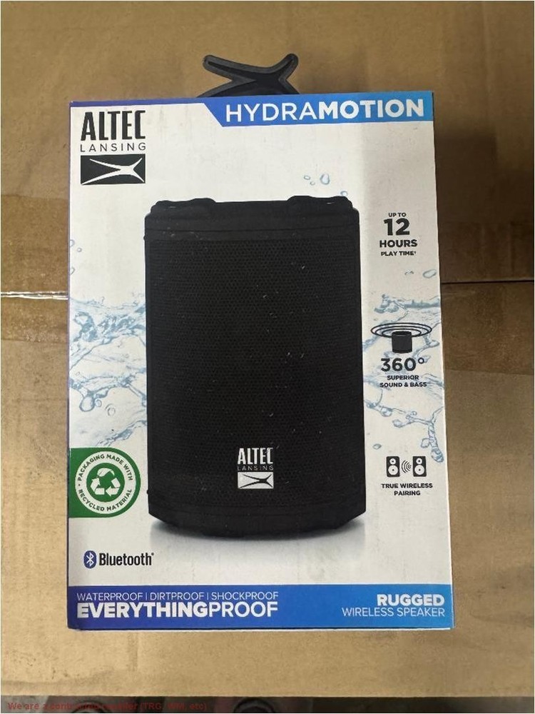 Altec Lansing HydraMotion Bluetooth Speaker - Black