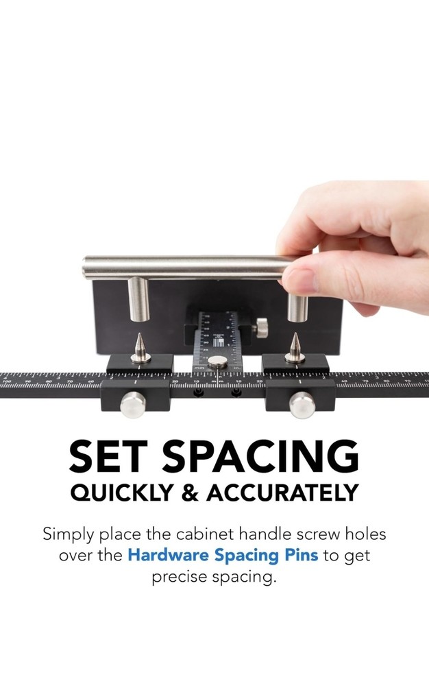 Cabinet Hardware Tool for Knobs and Pulls by True Position Tools