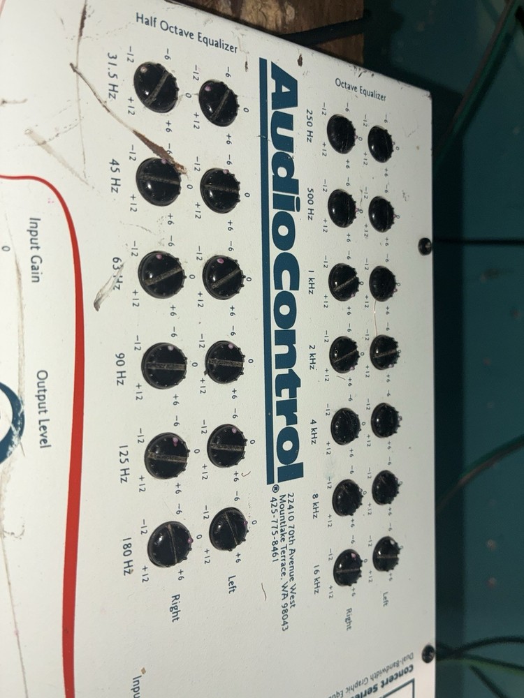 AudioControl EQL 2-Channel Trunk Mount Equalizer - White