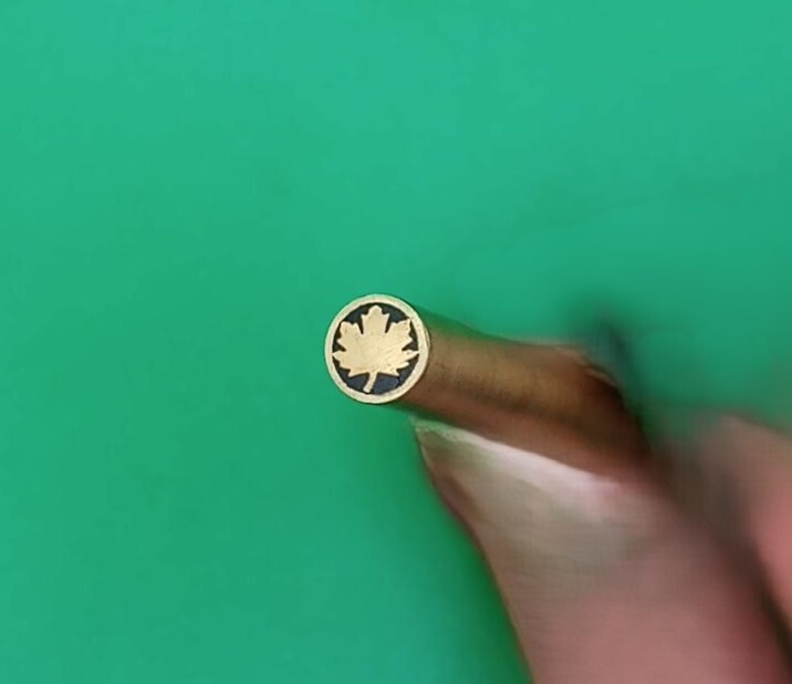 3" Brass Mosaic Pins for knife making - craft supplies - Multiple Designs Avail.