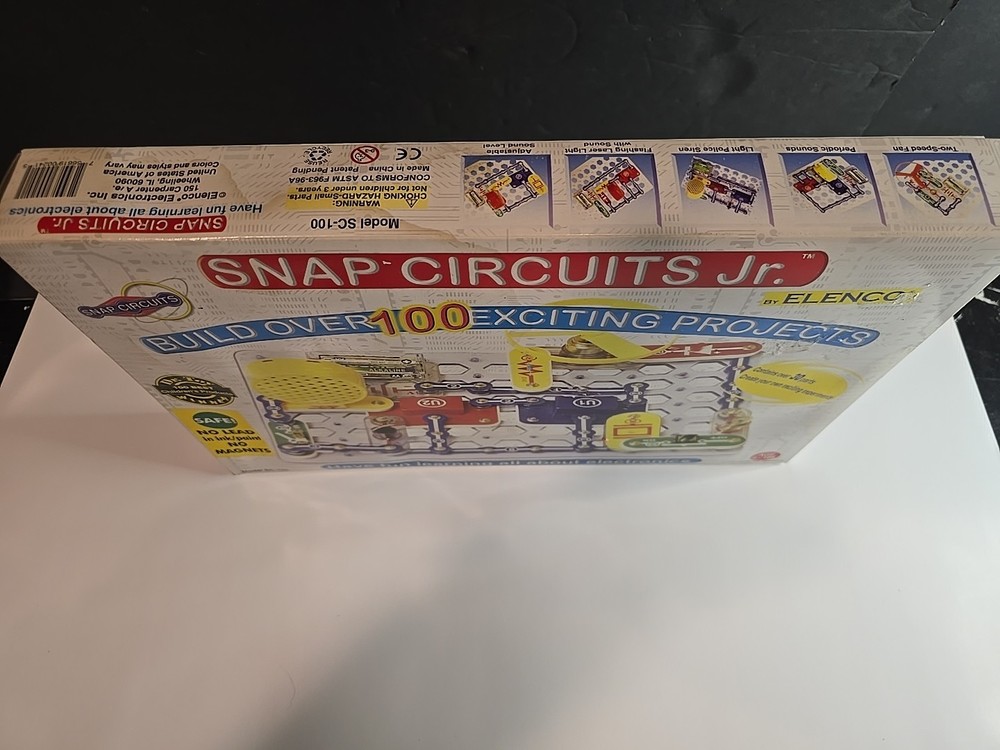 New, ELENCO Snap Circuits Jr. 100 Experiments Electronics Discovery Kit