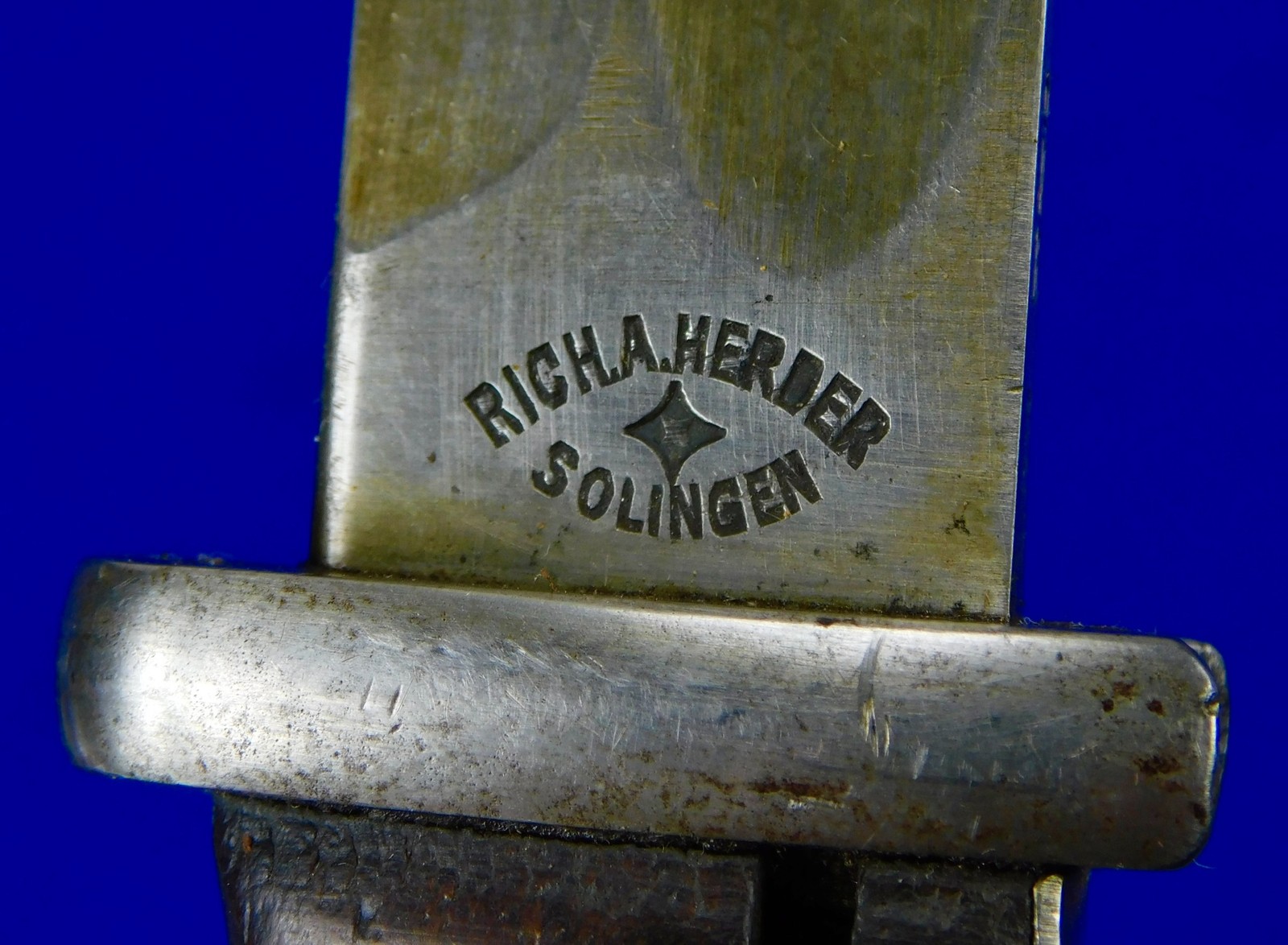 German Germany WW1 Mauser K98 Regimental Marked Bayonet Knife w/ Scabbard