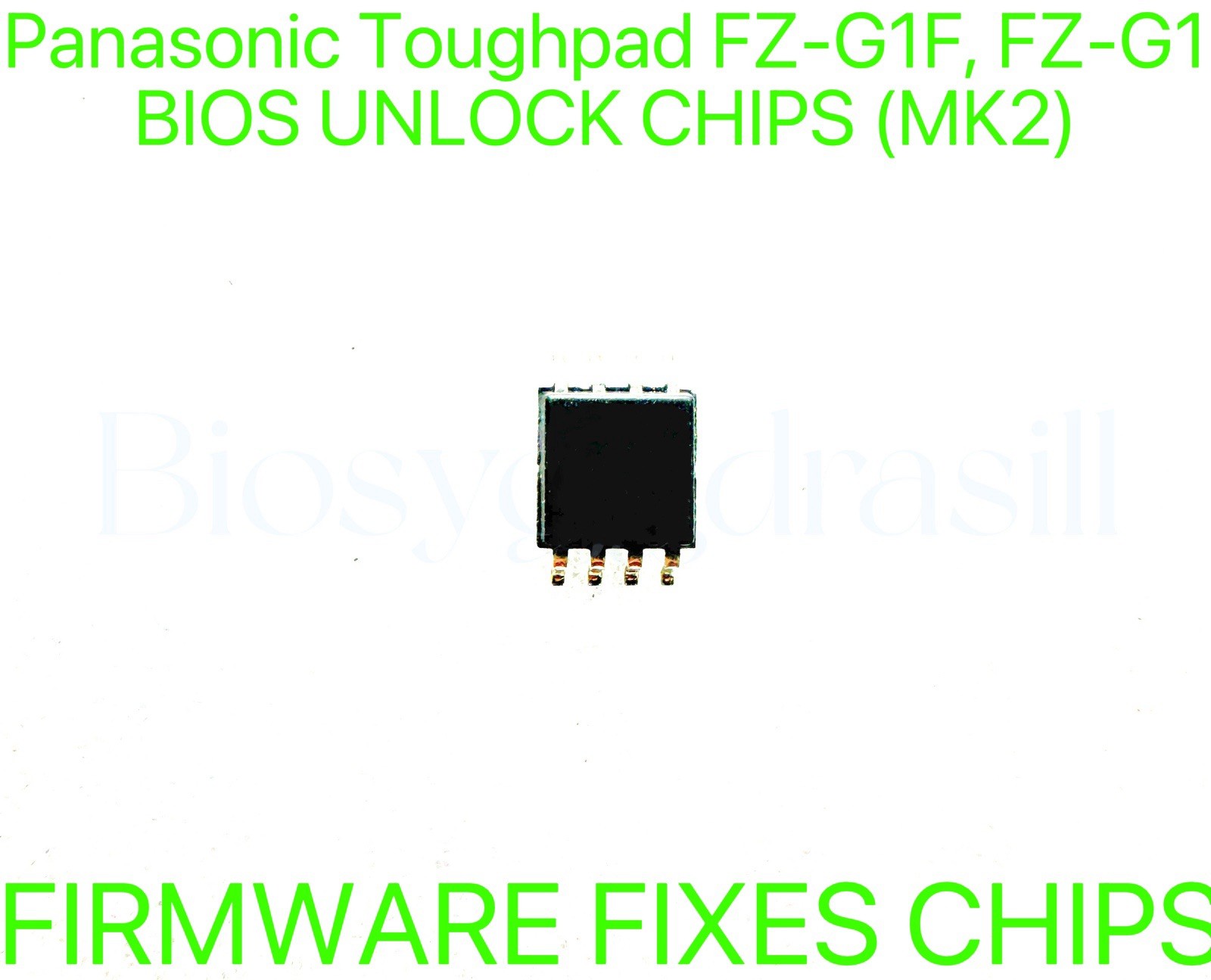 Panasonic Toughpad FZ-G1F, FZ-G1 MK2, ADMIN NO PASSWORD FIRMWARE FIXES BIOS CHIP