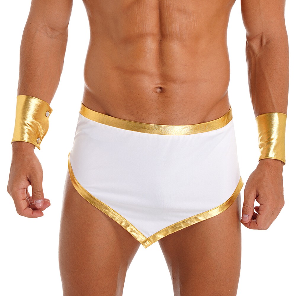 Men Boxer Ancient Trunks Caesar Shorts Gladiator Underwear Warrior Loincloth