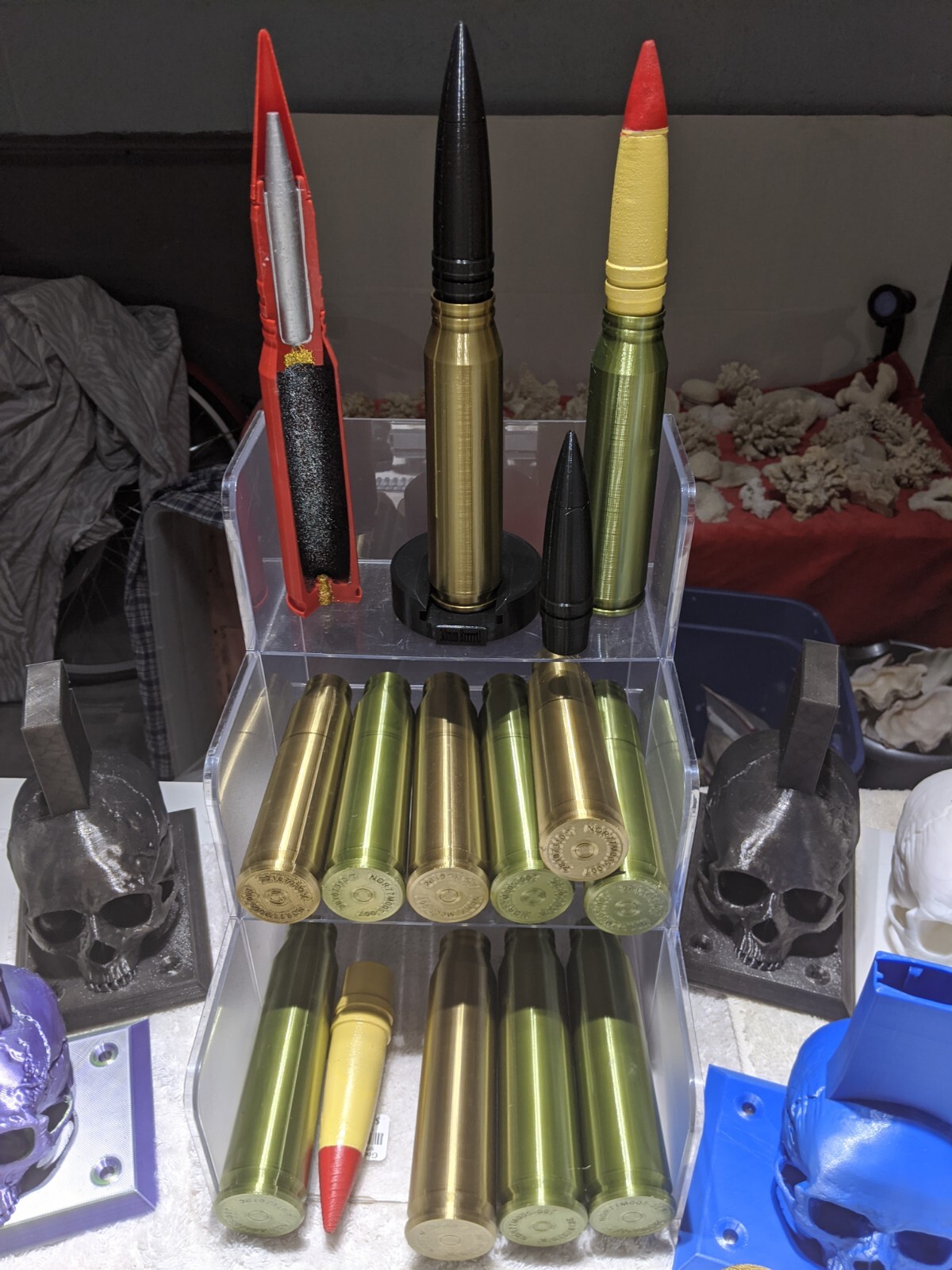 30mm caliber replica for the WARTHOG! A10 Thunderbolt - 3 pc top + case + base