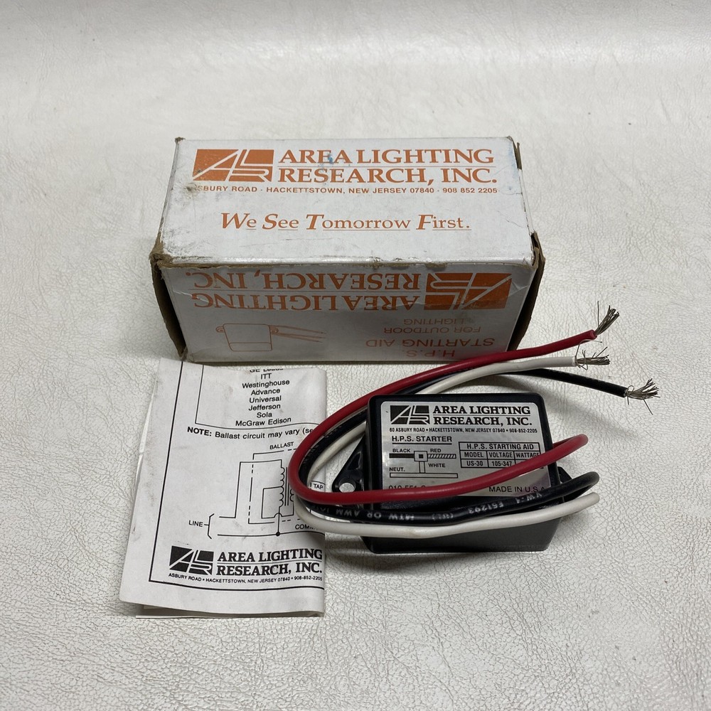 NEW Area Lighting Research US-30 Starting Aid