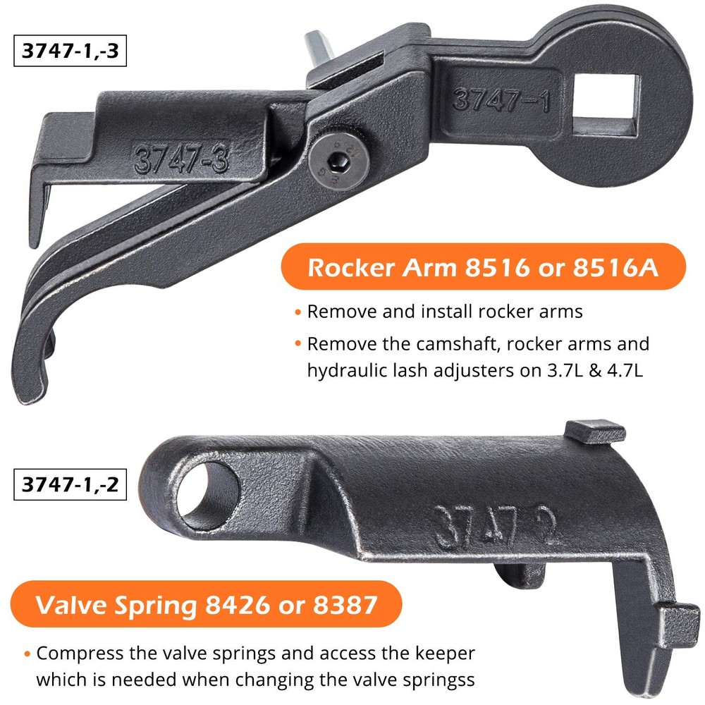 E-cowlboy Rocker Arm Remover Installer & Valve Spring Compressor Tool for...