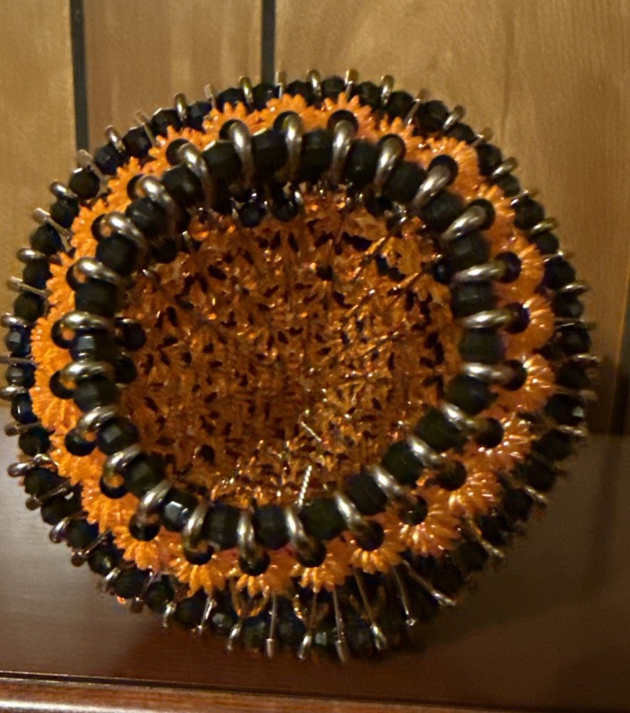 Halloween Orange And Black HANDMADE Tree