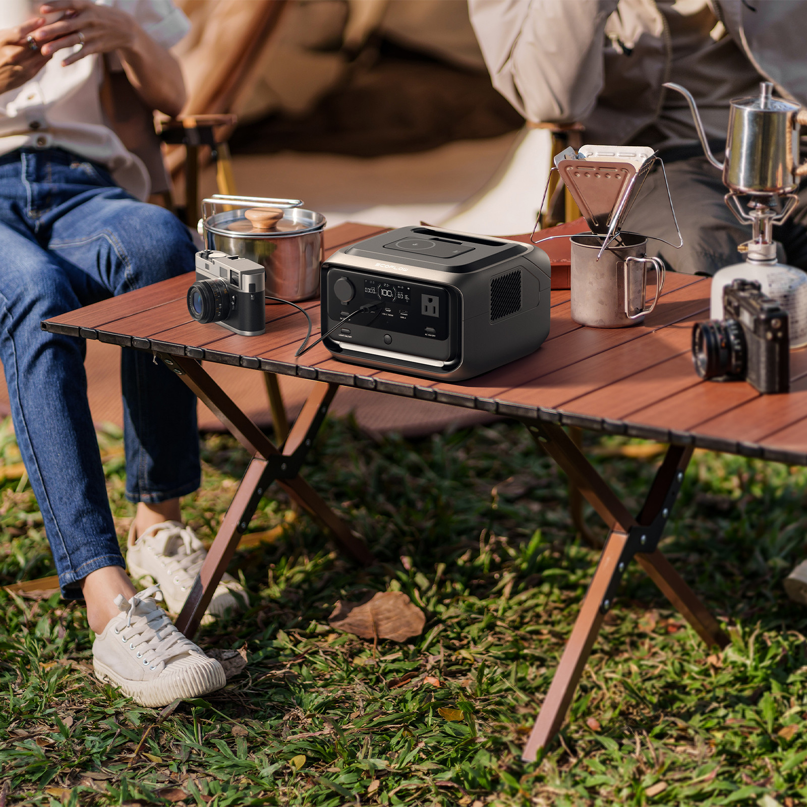 EcoFlow River 3 Plus 286Wh Wireless Boost Combo & 5000mAh RAPID Power Bank