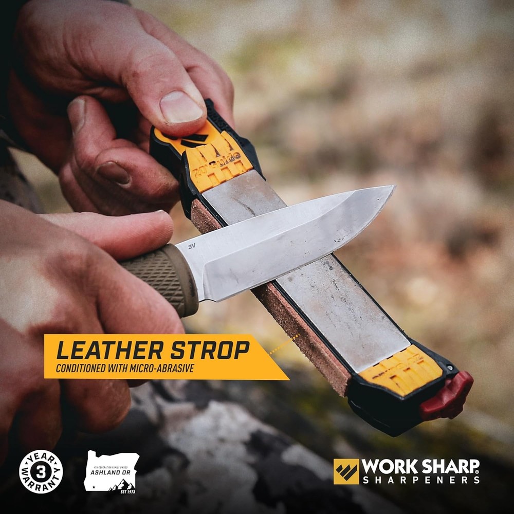 Elite Outdoor Knife Sharpener (with storage box), Travel Sharpening Tool