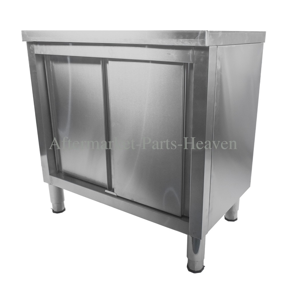 Heavy Duty Workbench Stainless Steel Kitchen Work Table Storage Cabinet for Prep