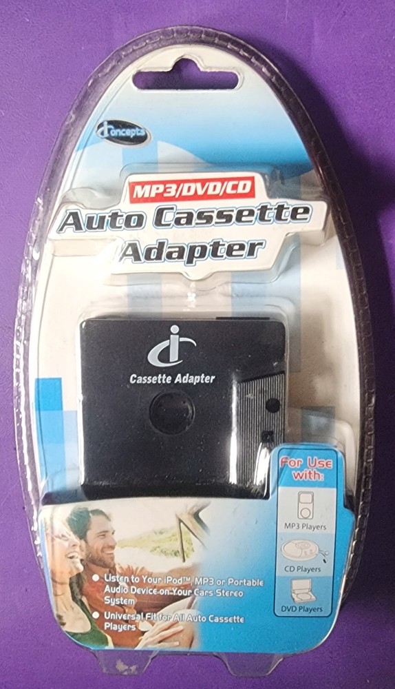 Concepts MP3/DVD/CD Auto Cassette Adapter