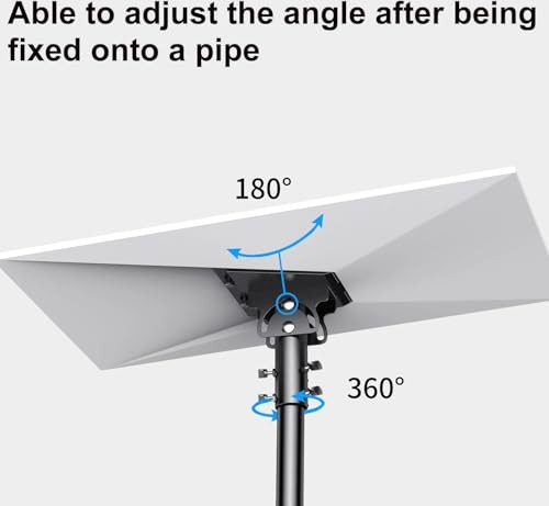Starlink Gen 3 Pipe Adapter - Pole Mount Adjustable Adapter