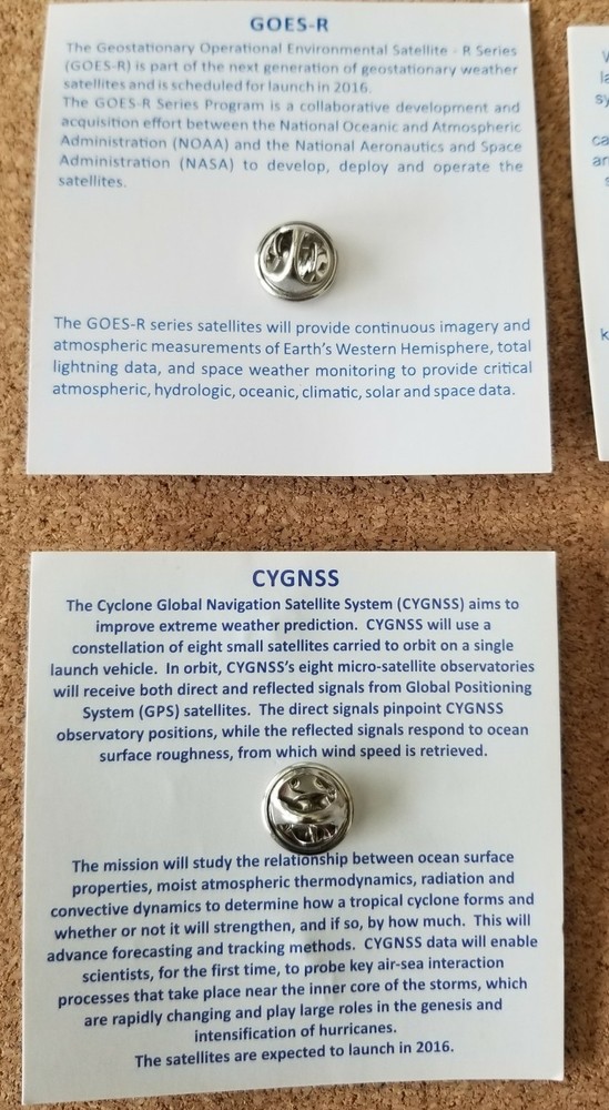 Launch Services Program NASS 4 Pin & 2 Rocket Pins