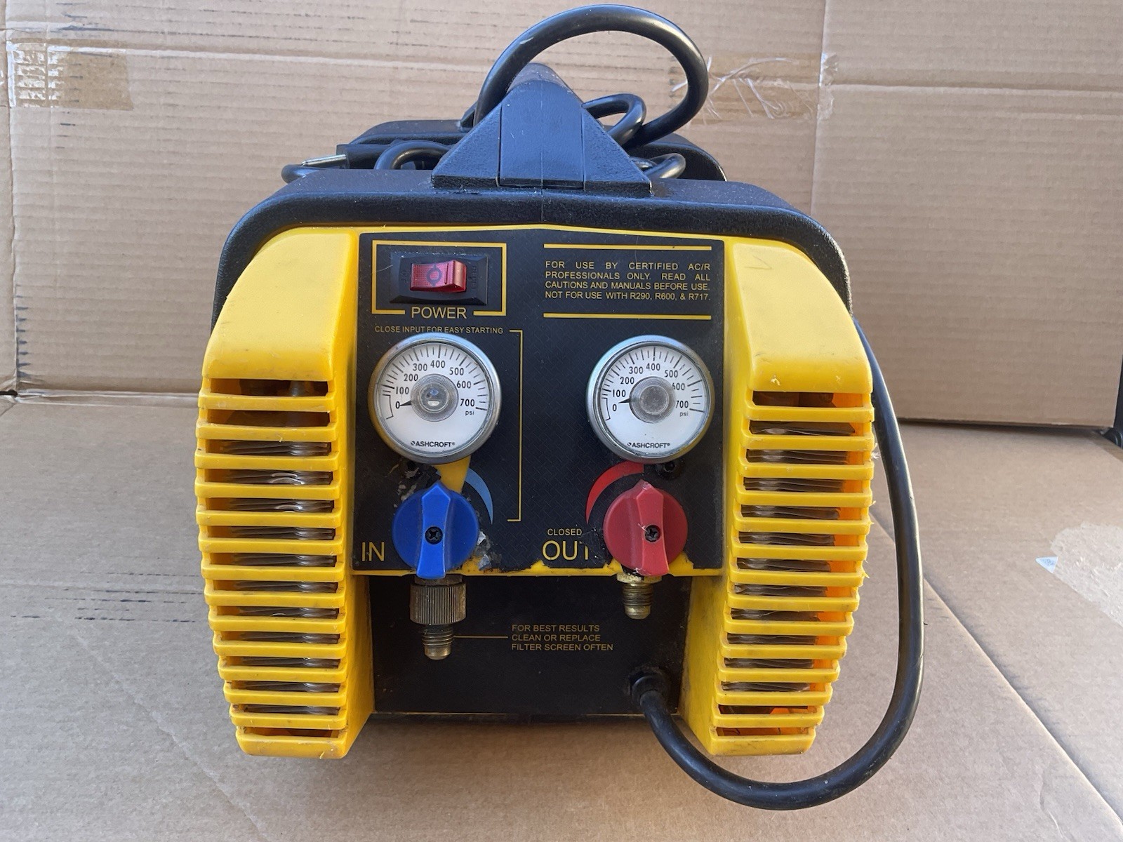 Appion G5 TWIN Refrigerant Recovery Machine Unit Used