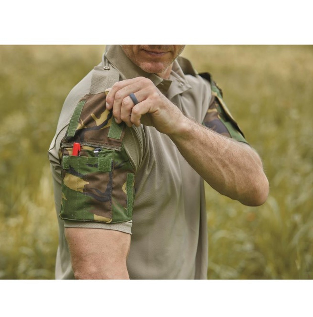 Dutch Military Surplus Tactical Armband ARM Wallet Pocket DPM Camo