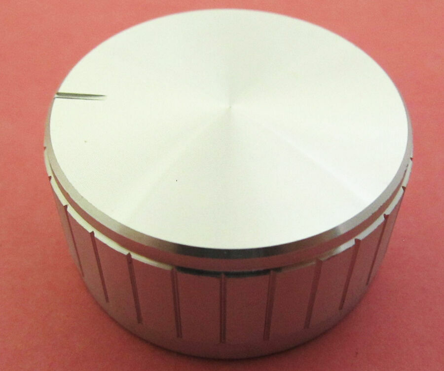 5pcs Knobs Aluminum Metal Silver High Quality with shaf