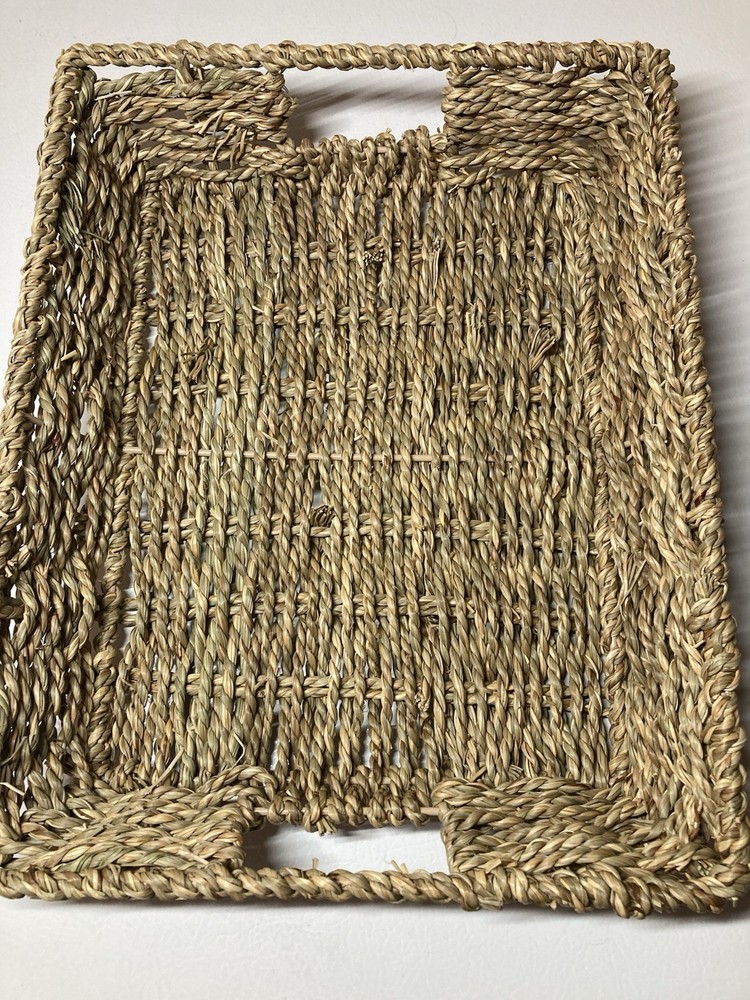 Wicker Basket Serving Tray