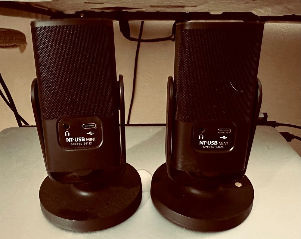 2 Rode NT-USB Microphone - Black (SOLD !!!)