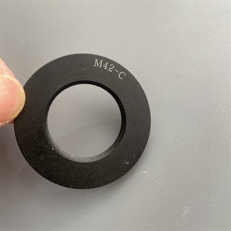 M42 to C Mount Digital Camera Eyepiece Adapter Ring Connector for SLR Camera