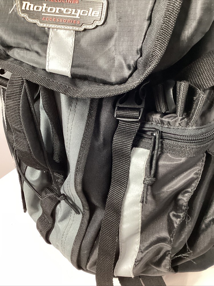 Fieldline Motorcycle Bag Accessories Large Backpack Ride Trip Adjustable Pockets