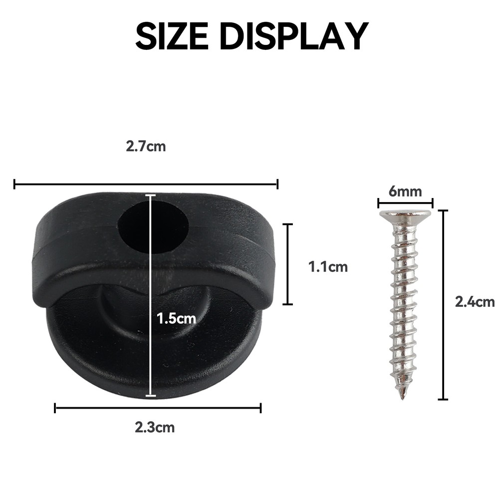 Cargo Net Mounting Hooks Trunk Hook Assembly Tie Down Screws Hanger Heavy Duty
