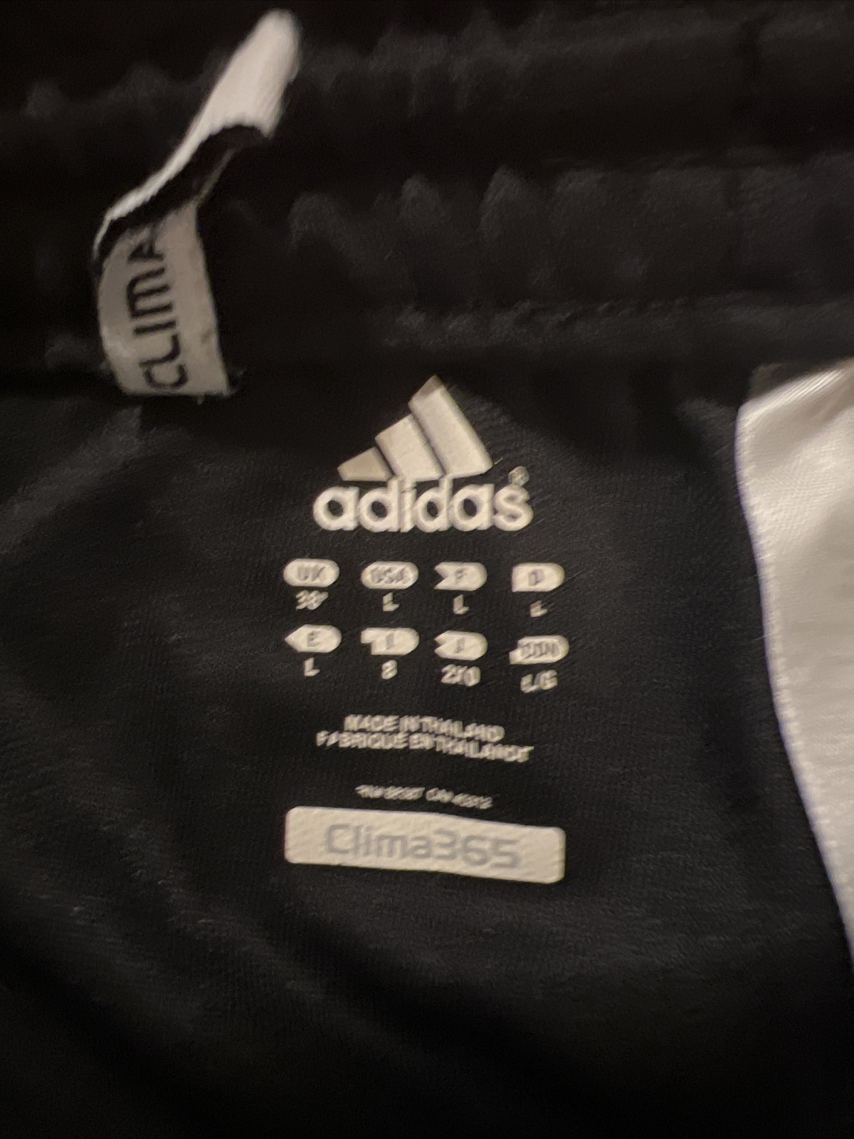 Adidas Houston Dynamo Soccer Shorts Player Issue # 17 Size Large Climacool Black