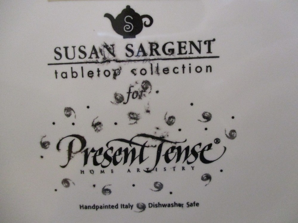 PRESENT TENSE PARTRIDGE DINNER PLATE 10 7/8"- 1306I