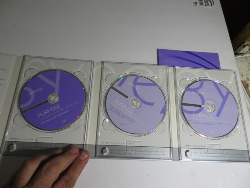 Joyce Meyer Synergy purpose God's Plan DVD CD Book 3 Disc Set