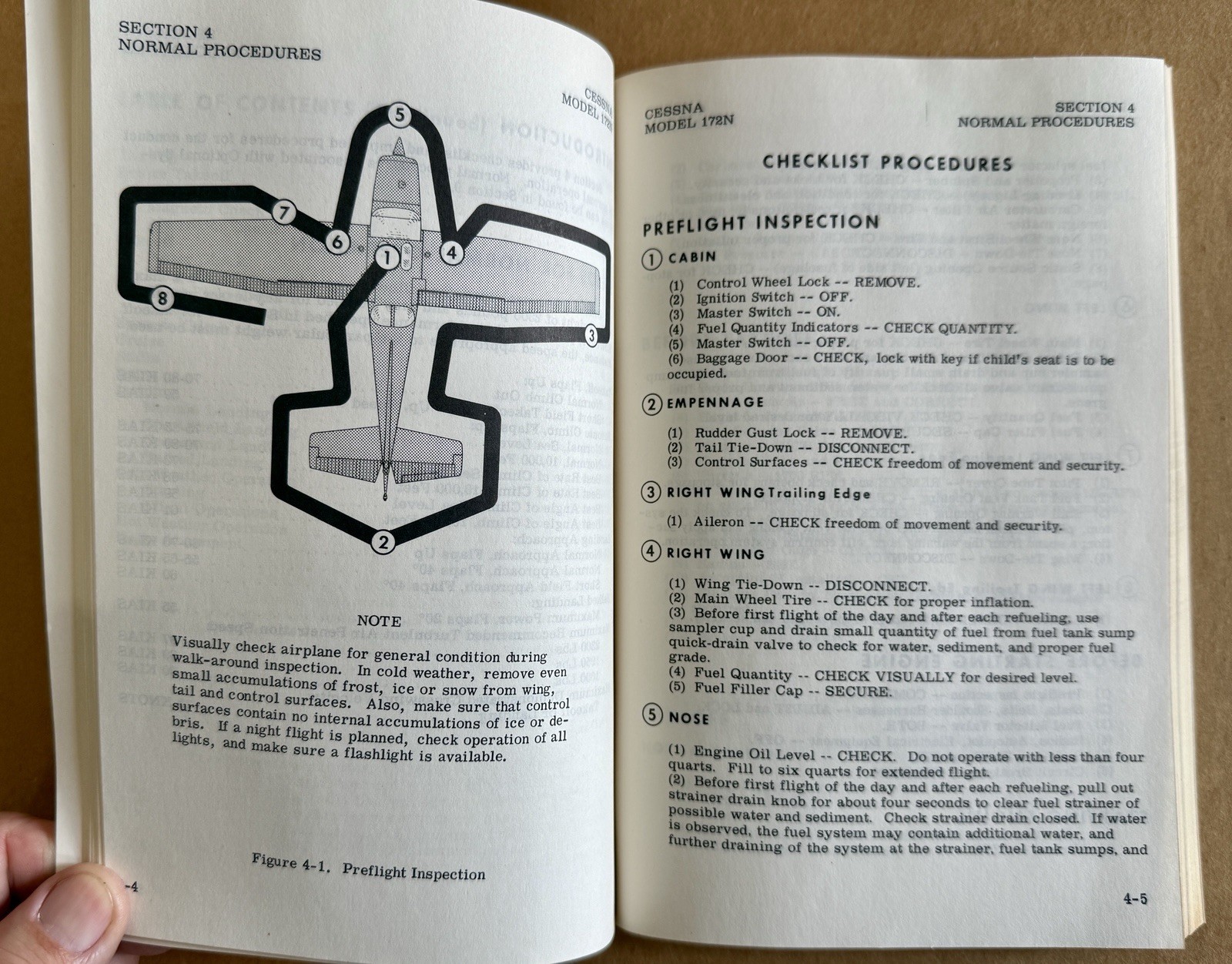 Cessna 1977 Skyhawk Model 172N Pilot's Operating Handbook Procedure Manual