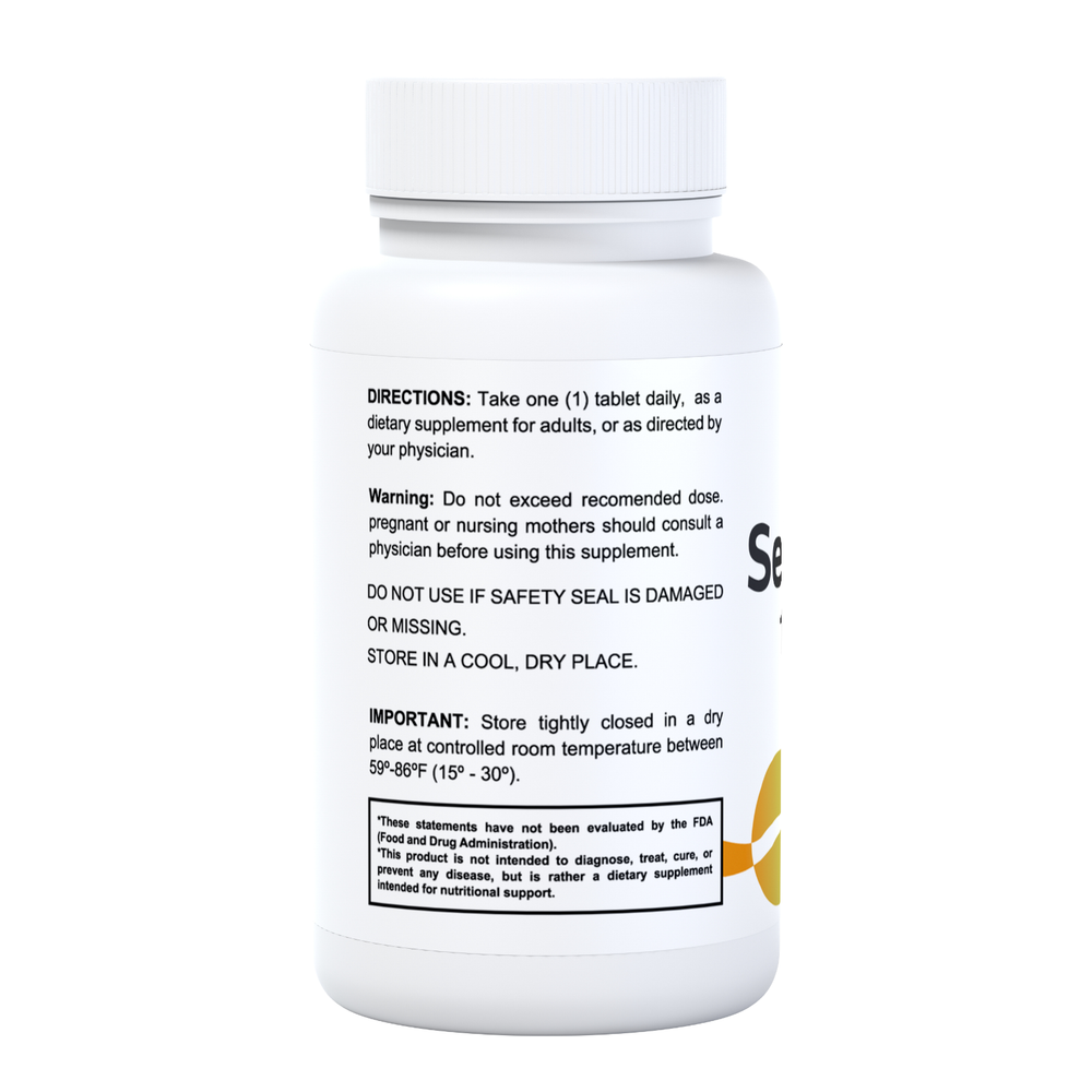 SELENIUM - For the Thyroid - Antioxidant & Immune Support - 60 Tab