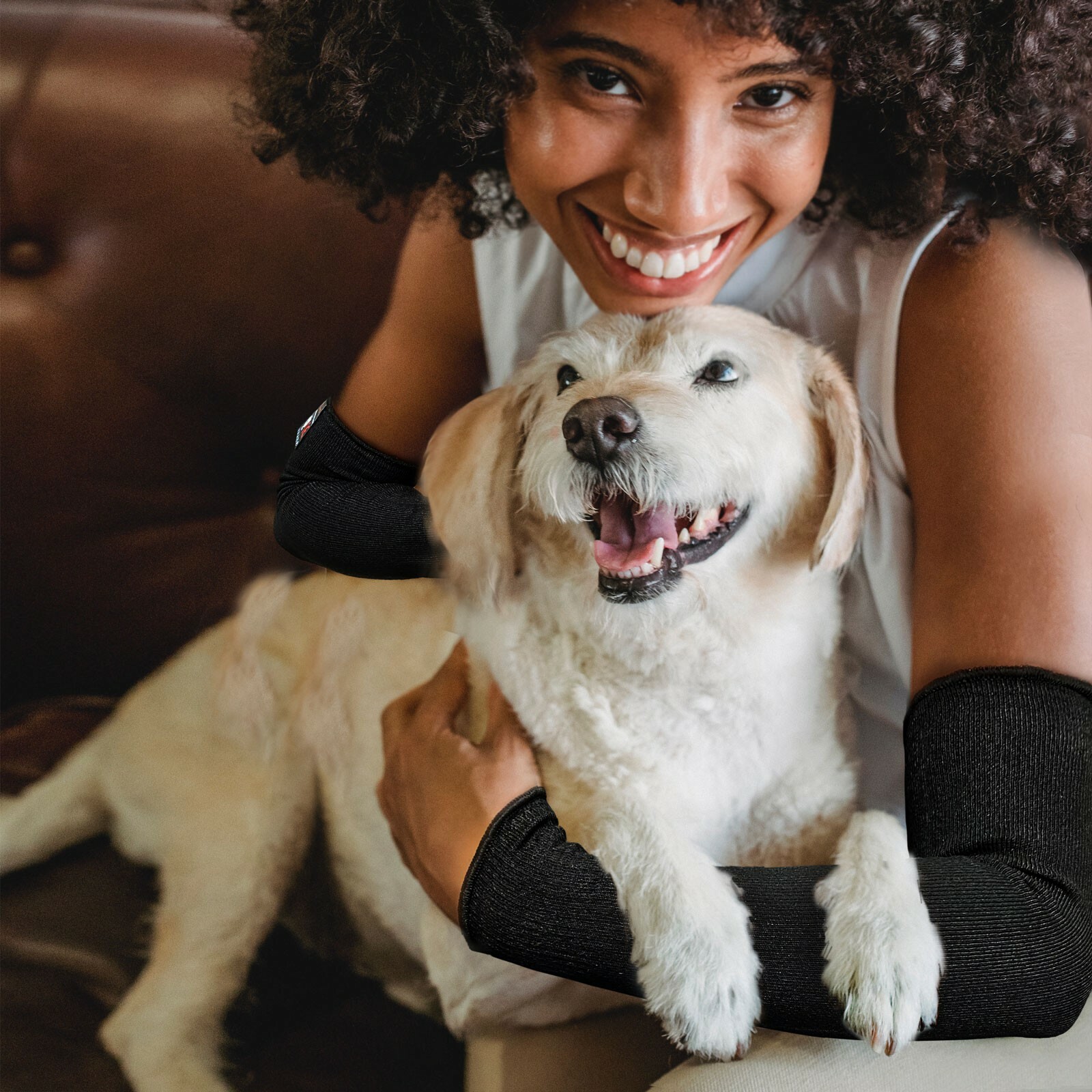 EvridWear Black Arm Protective Sleeves Cut Resistant Sleeves Arm Guards, 1 Pair