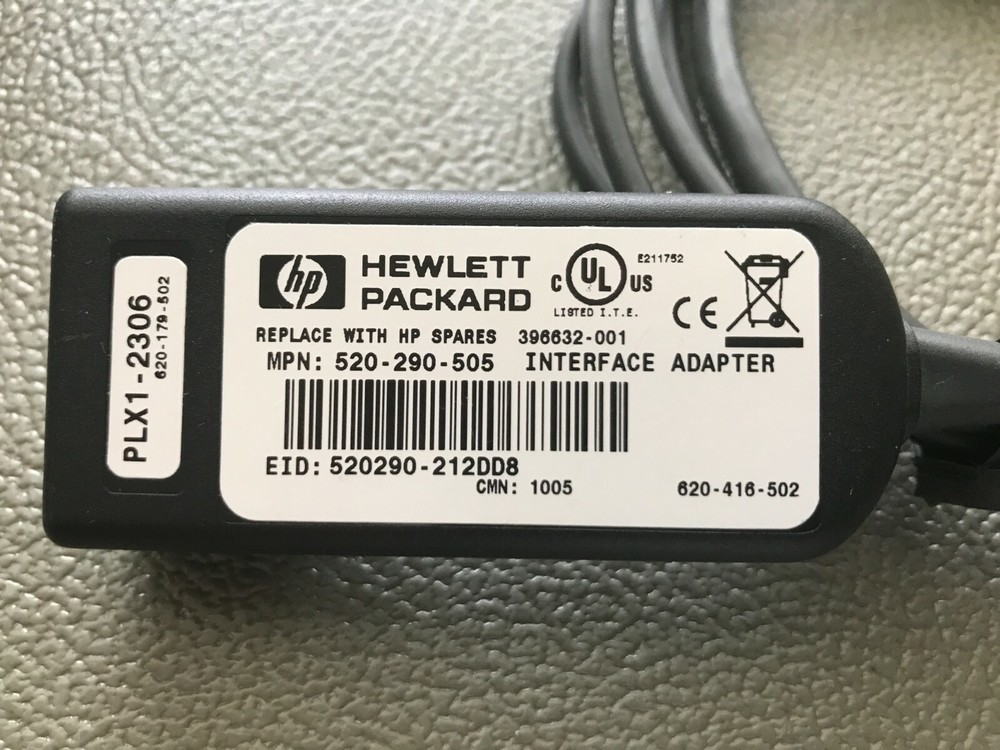 HP 520-290-505 KVM Switch PS2 Interface Console Adapter