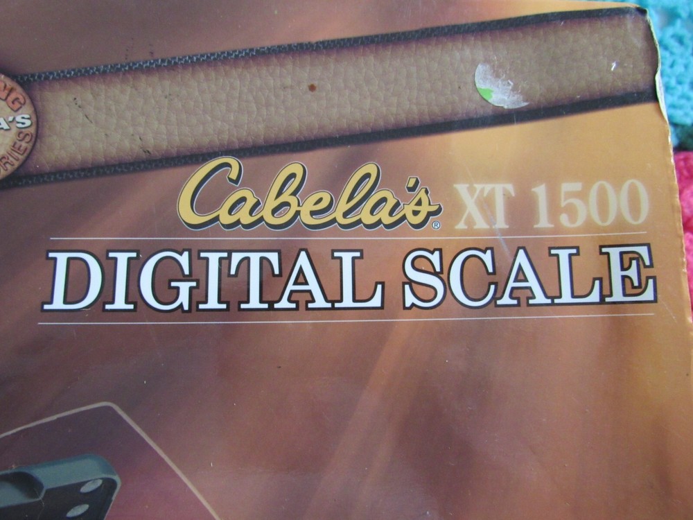 CABELA'S SHOOTING ACCESSORIES XT 1500 DIGITAL SCALE **NEW**