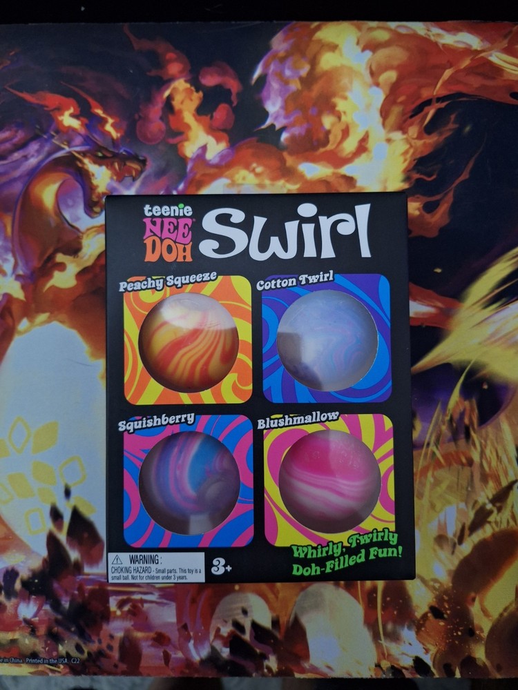 NeeDoh Swirl Mini 4 Pack Multicolor