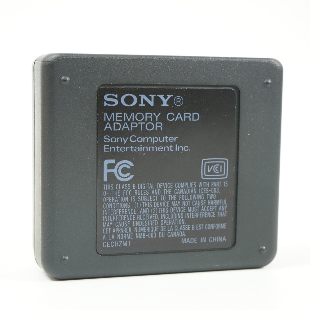 SONY PS3 Memory Card Adaptor CECHZM1 Playstation 3 w/ Box, Memory, USB Cable