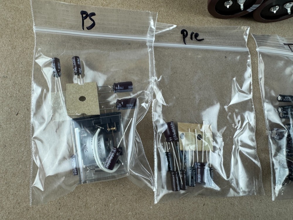 Realistic SA-2001 Amplifier Recap Kit Complete Set