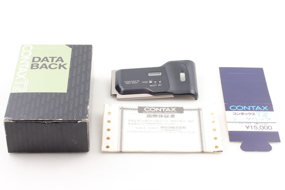 Tested [ Top MINT in Box ] CONTAX T2 T2D DATA BACK From JAPAN