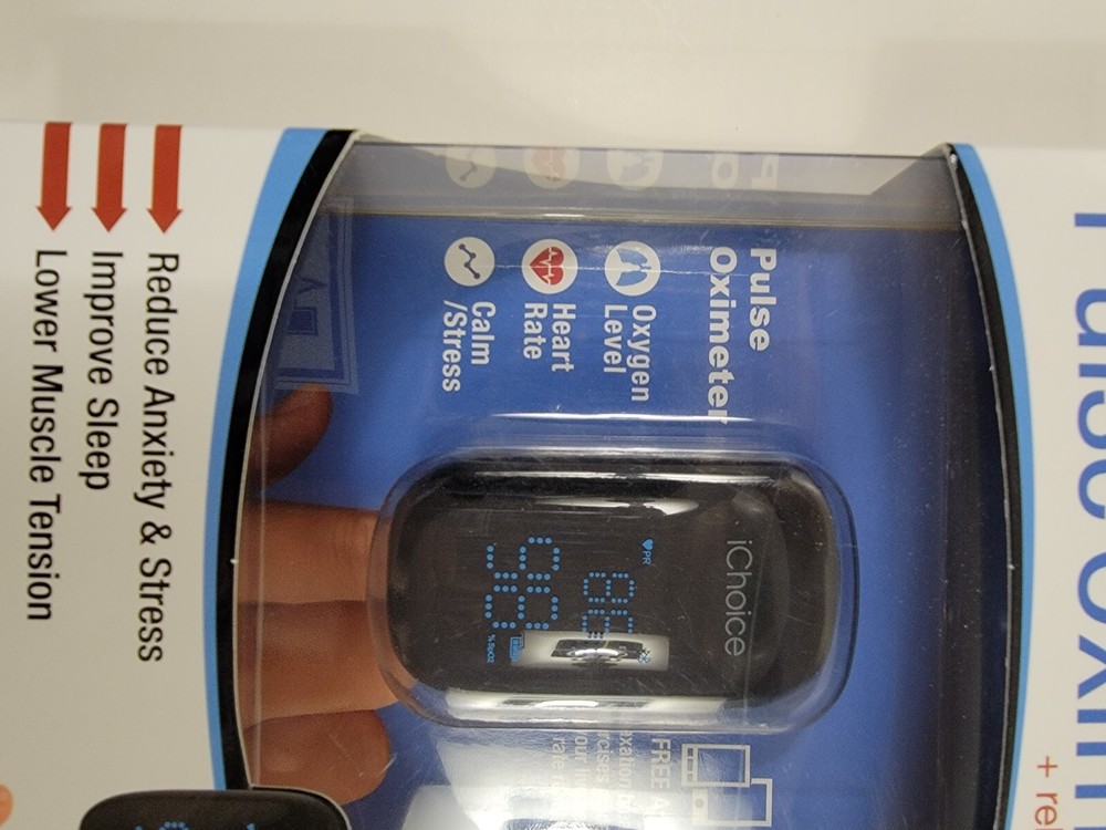 iChoice Smart Pulse Oximeter+relaxation coach