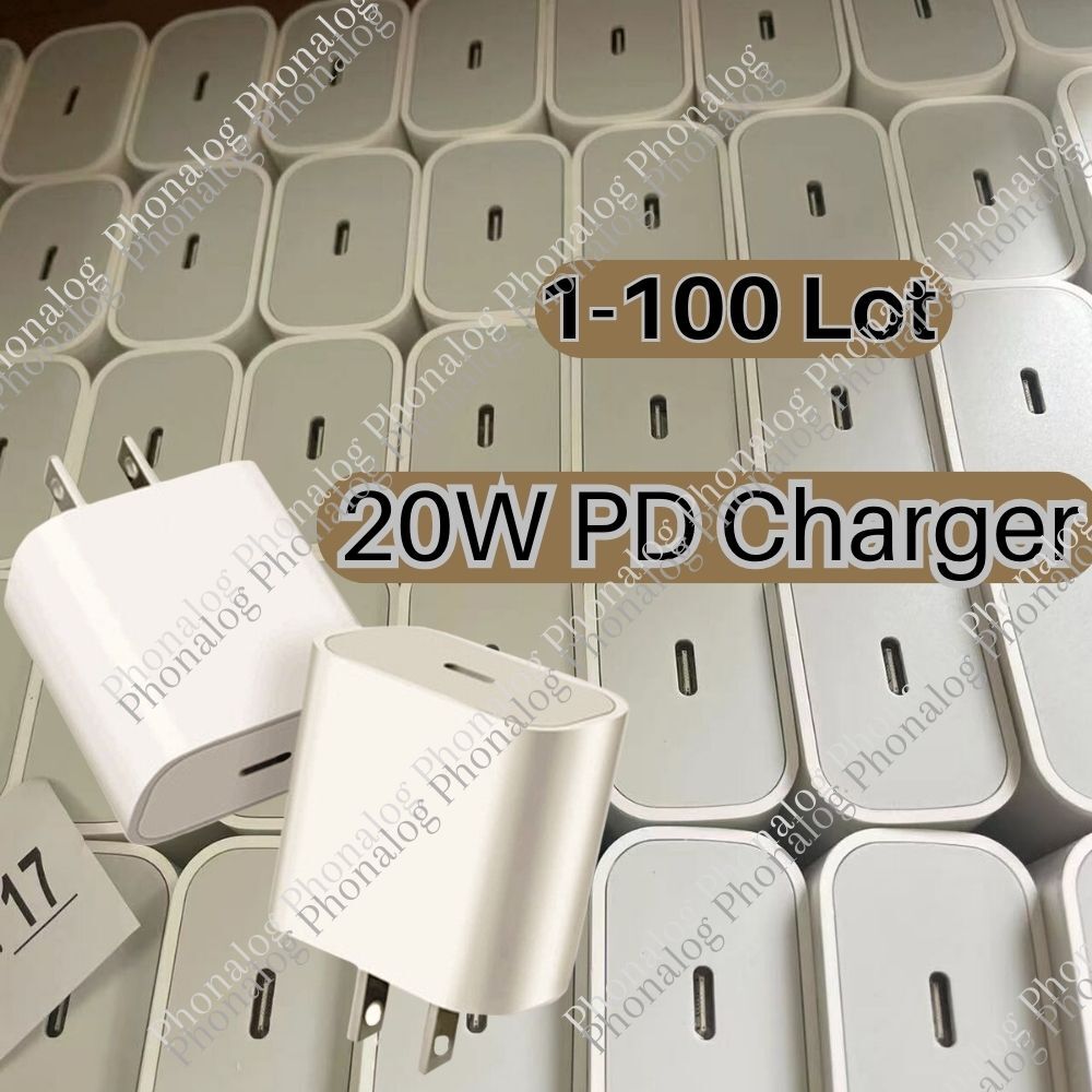 Lot 20W USB Type C Power Adapter Fast Charger Cube Block For iPhone iPad Android