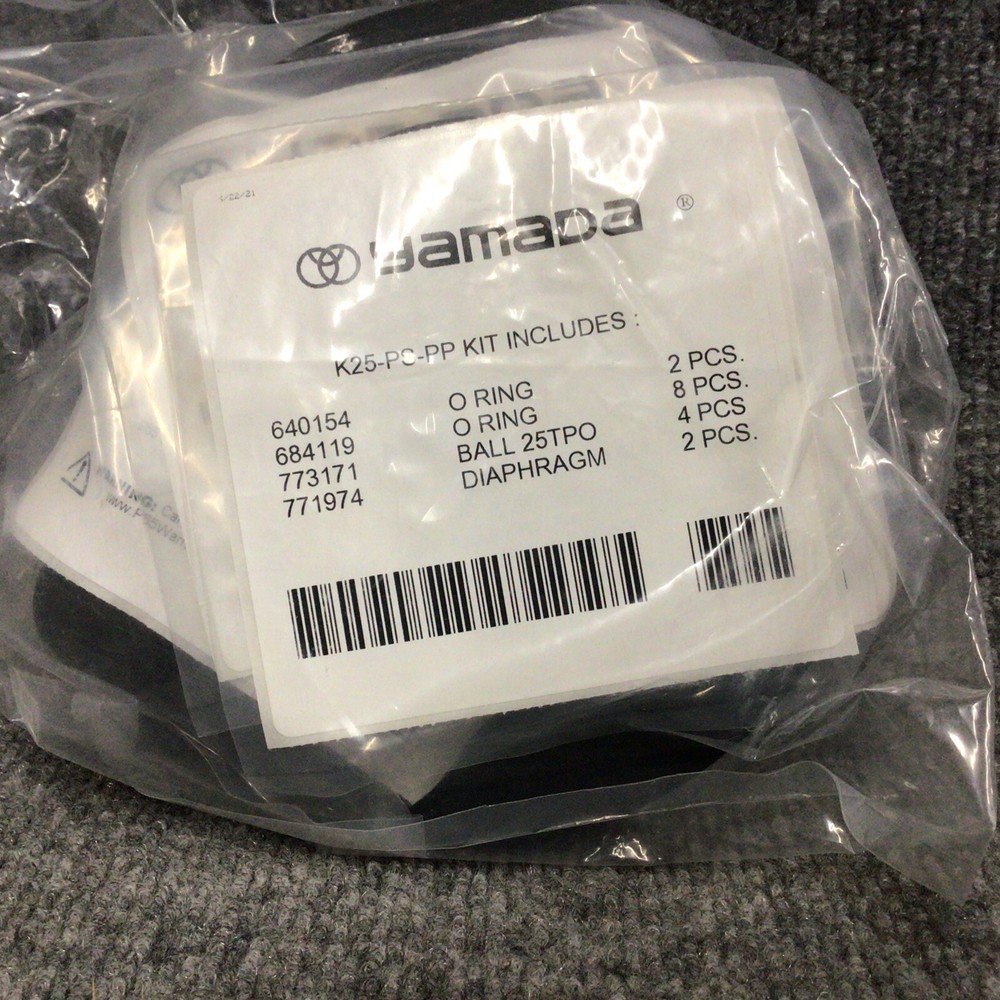 Yamada K25-PS-PP Liquid End Kit  For NDP-25BPS-PP Pump New